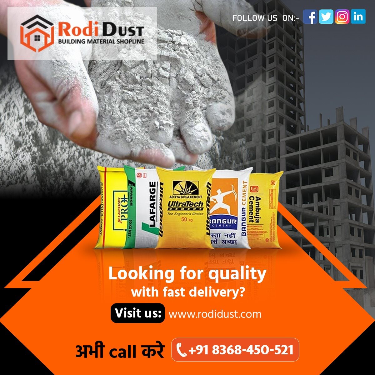 shree cement roofon concrete master - Rodidust